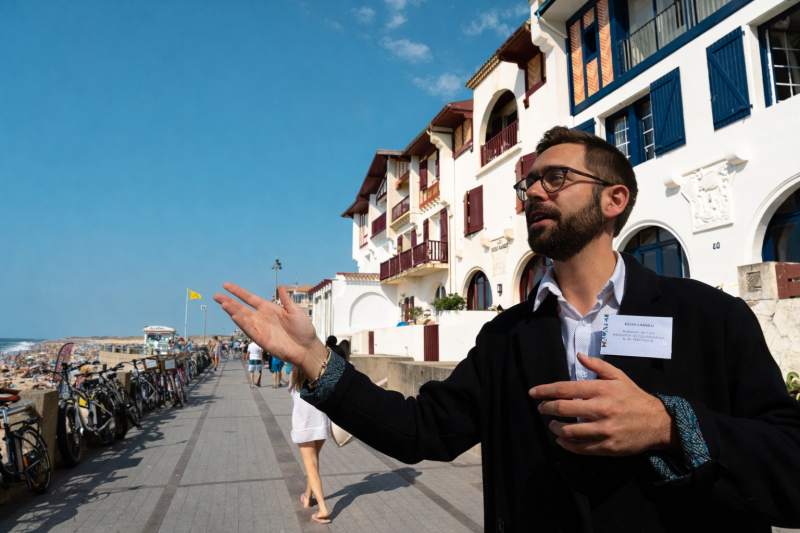 Visite audioguidée Visite de la Place des Landais d&rsquo;Hossegor avec Kevin Laussu  Soorts-Hossegor
