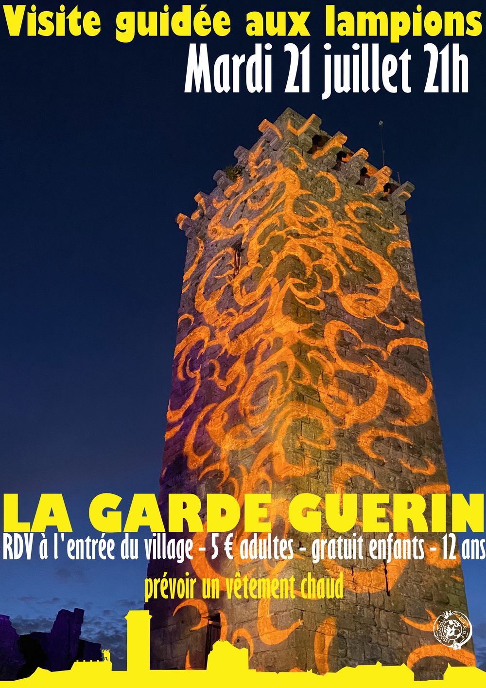 VISITE AUX LAMPIONS DE LA GARDE-GUÉRIN  Prévenchères