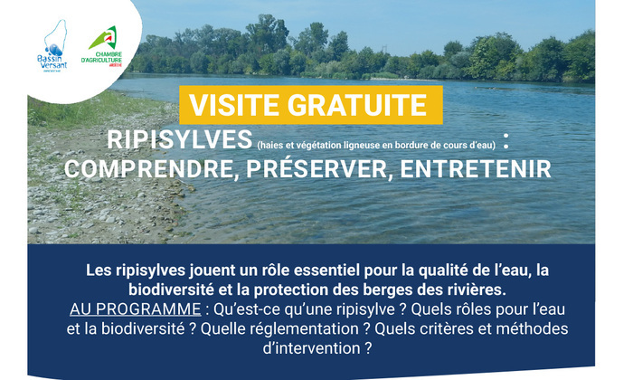 Visite collective Ripisylves et agriculture : enjeux et gestion, Ardèche (07), Veyras