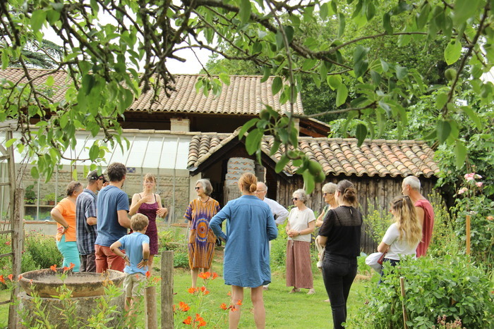 Visite commentée des jardins de Domino, Association Domino, Roquesérière