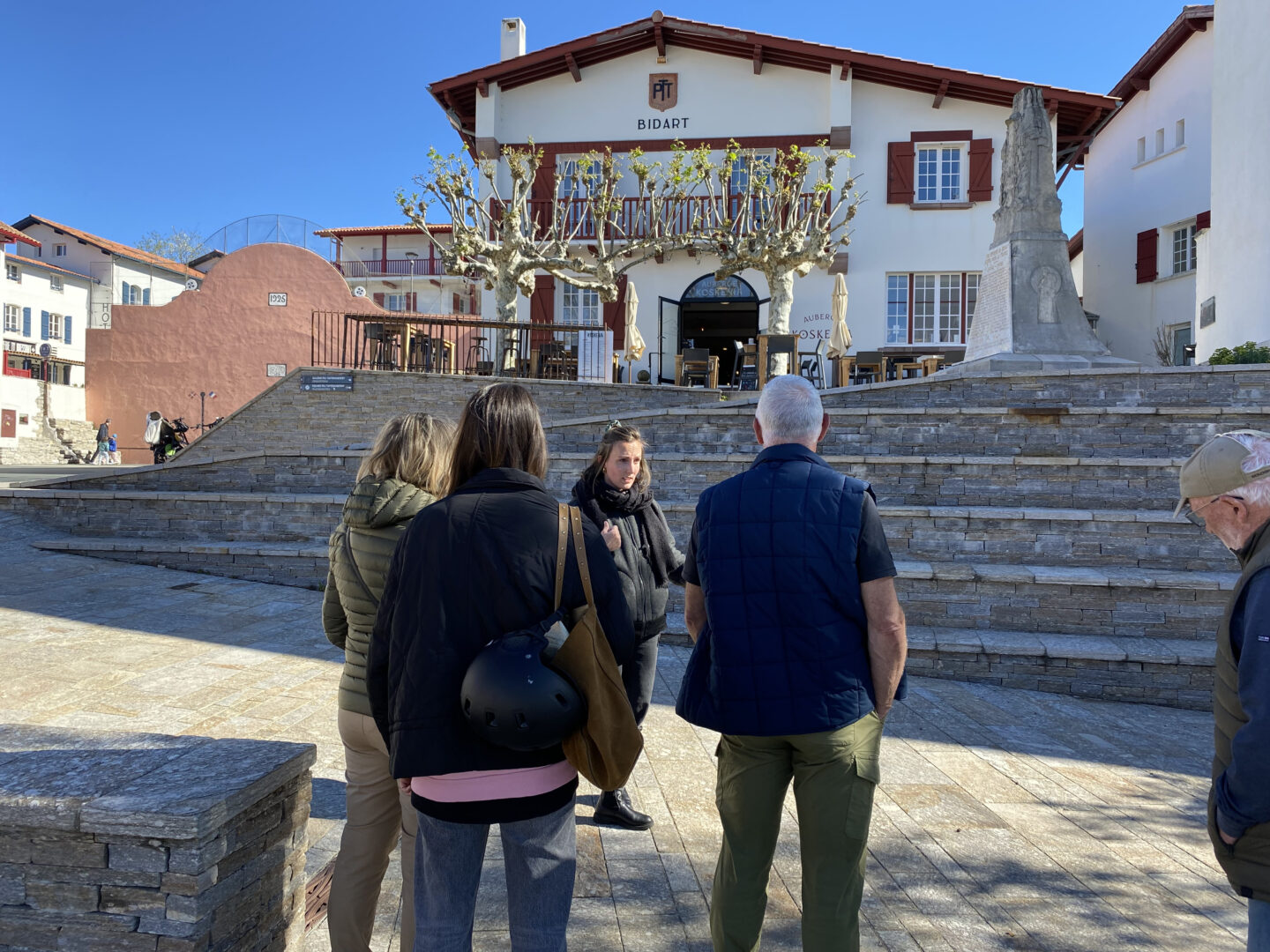 Visite commentée du centre bourg Rue Erretegia Bidart
