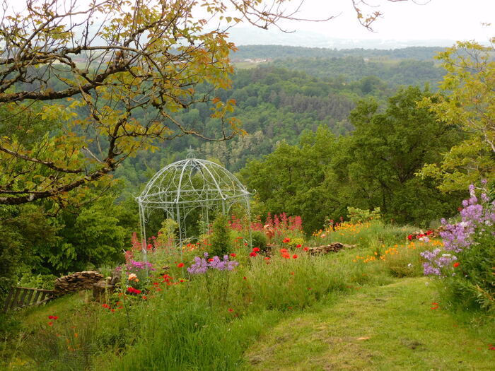 Visite de jardin ornemental, Le jardin perché, Teyssieu