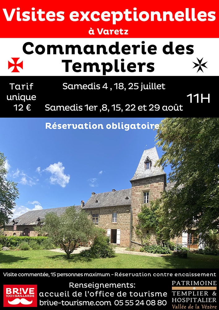 Visite de la commanderie des templiers de Varetz Le temple Varetz 2026-07-04