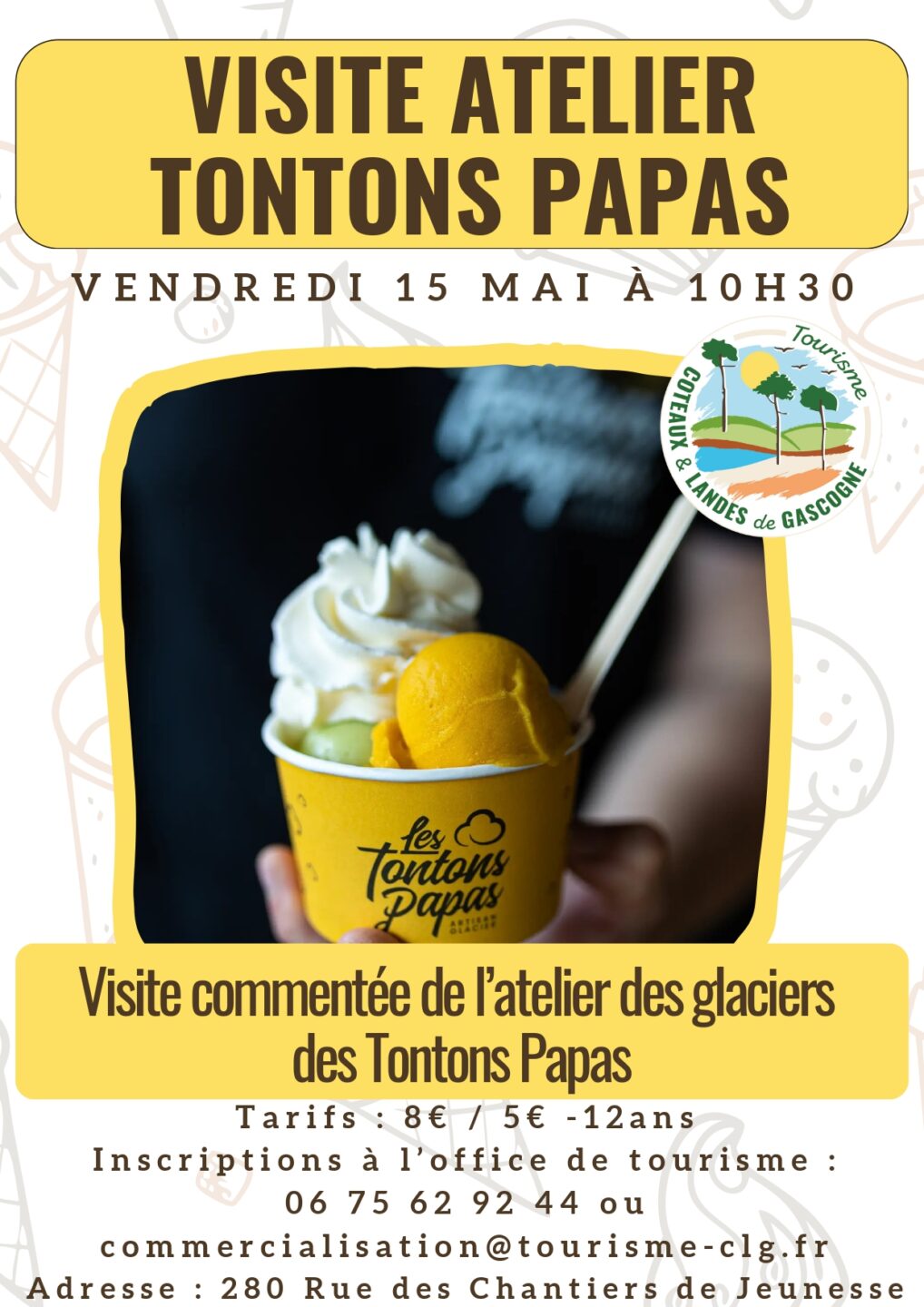 Visite de l'atelier des Tontons Papas Rue des Chantiers de Jeunesse Casteljaloux 2026-05-15