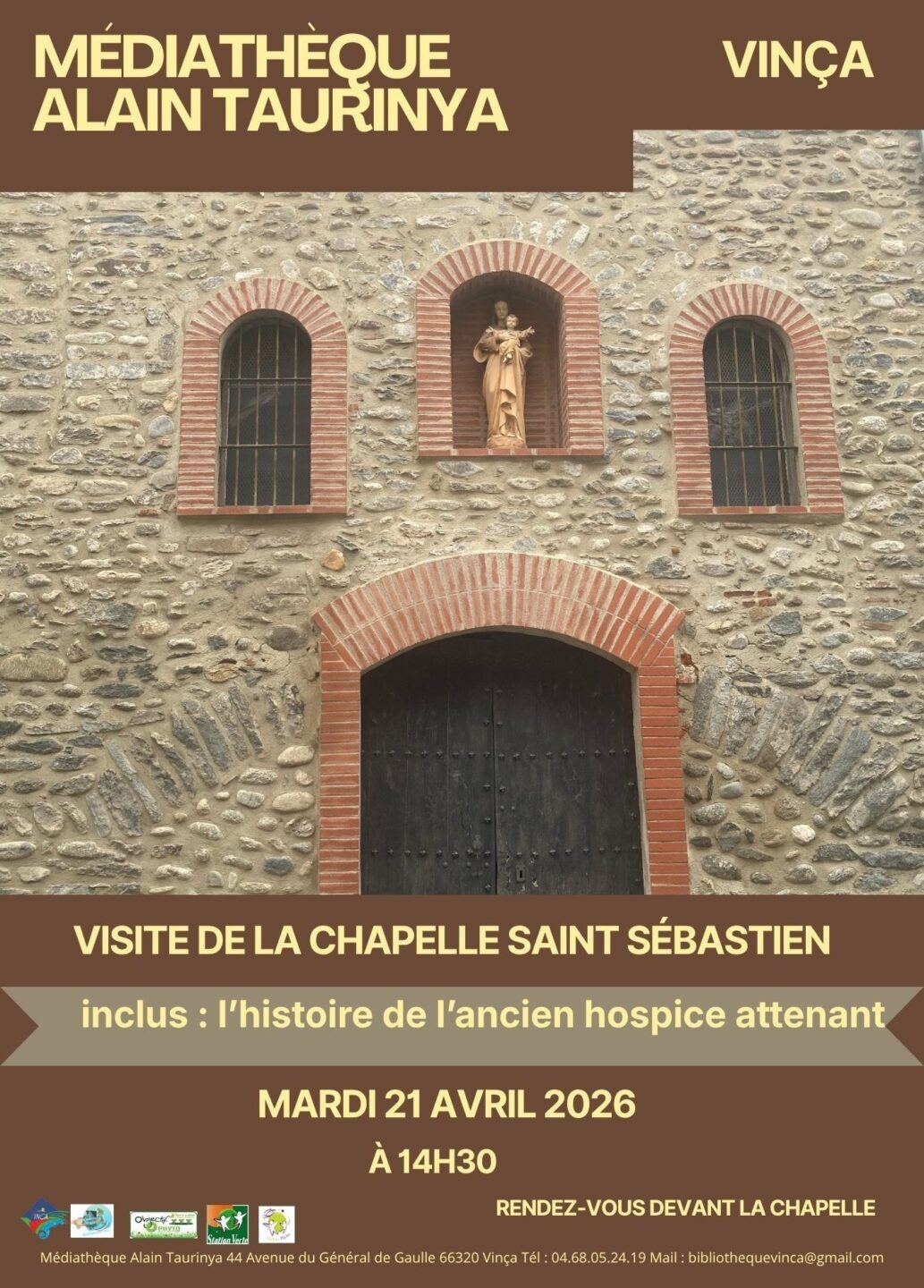 VISITE DE LE CHAPELLE SAINT-SÉBASTIEN  Vinça