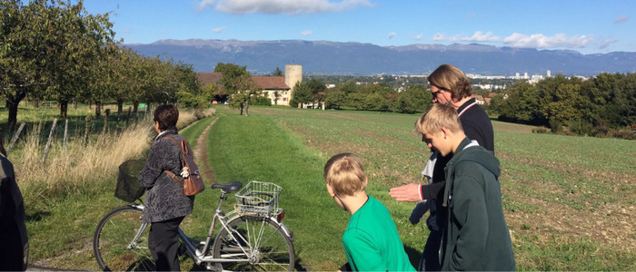 Visite de Plan-les-Ouates à vélo Mairie de Plan-les-Ouates Genève