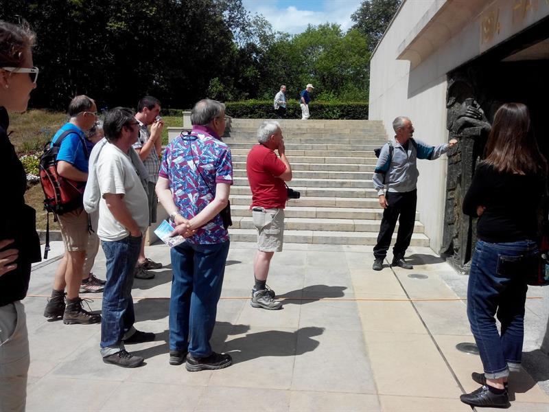 Visite du champ de bataille du Hartmannswillerkopf  Wattwiller