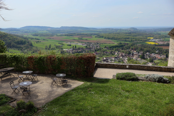 Visite du jardin panoramique, Jardin panoramique de la maison de la Haute Seille, Château-Chalon