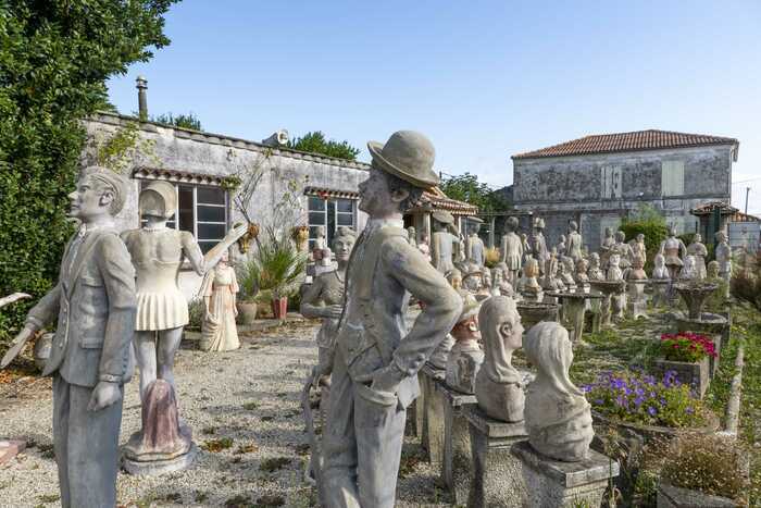 Visite du jardin sculpté de Gabriel Albert, Jardin de Gabriel, Nantille
