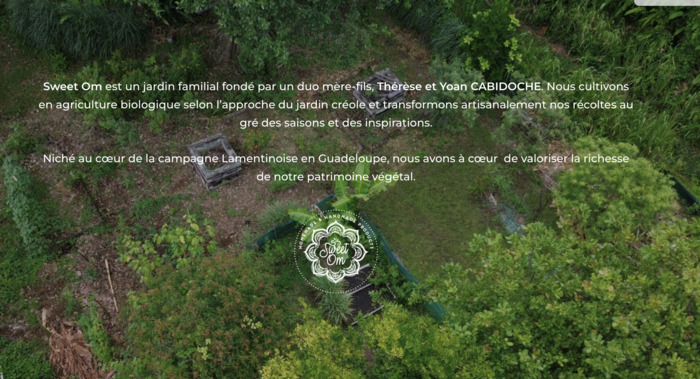 Visite du jardin Sweet Om Sweet Om Lamentin