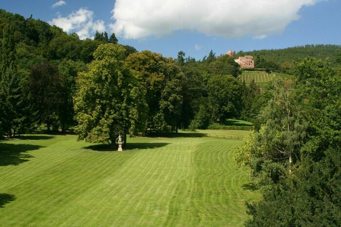 Visite du parc du manoir de Kintzheim Château de Kintzheim Kintzheim