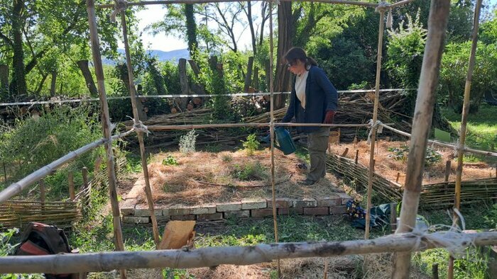 Visite du potager bio la Batejade, La Batejade, Alès