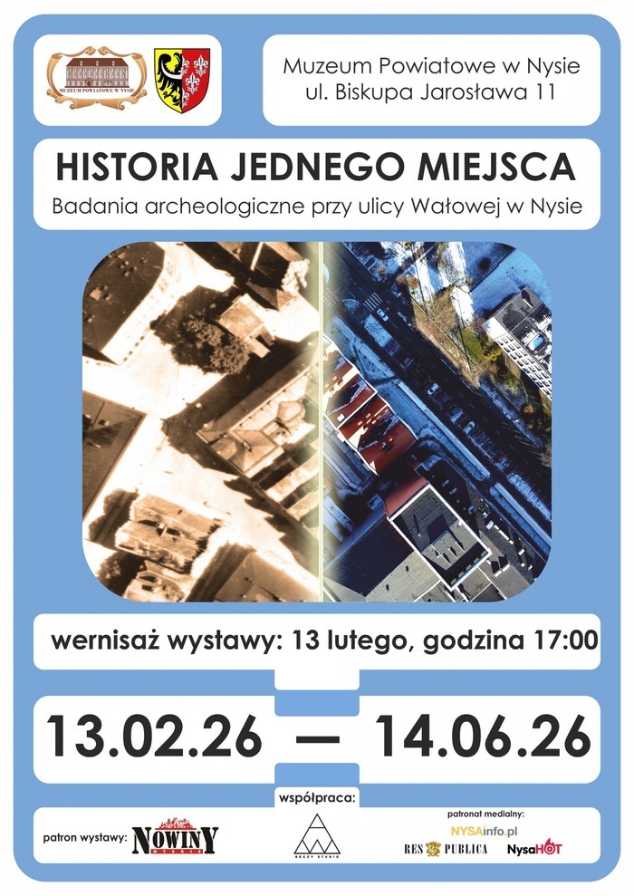 Visite gratuite et visite curatoriale de l'exposition temporaire "histoire d'un lieu". Muzeum Powiatowe w Nysie Nysa