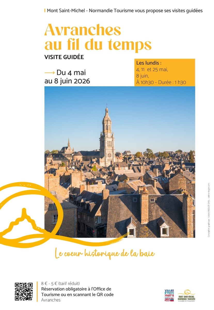 Visite guidée Avranches au fil du temps 2 rue du Général de Gaulle Saint-Jean-le-Thomas 2026-07-20