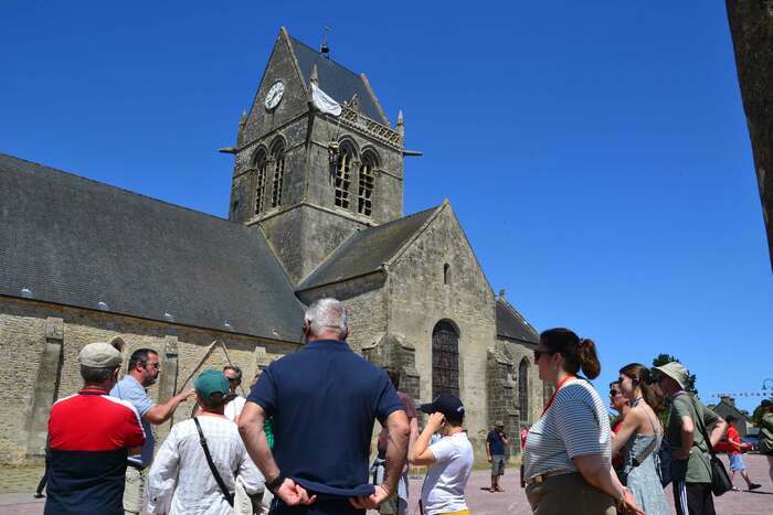Visite guidée de la bataille de Sainte-Mère-Eglise, Airborne museum, Sainte-Mère-Église