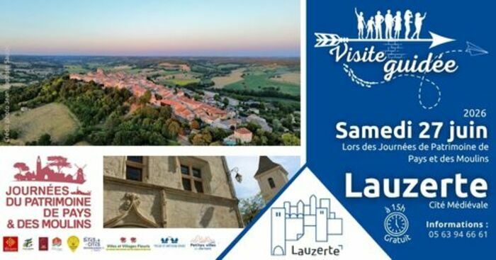 Visite guidée de la cité médiévale de Lauzerte Place des cornières Lauzerte