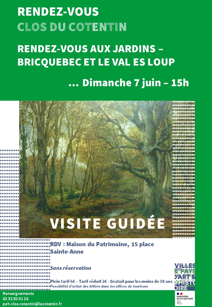 Visite guidée Les dimanches du patrimoine En face de la poste Bricquebec-en-Cotentin