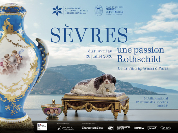 Visite libre de l’exposition « Sèvres, une passion Rothschild. De la Villa Ephrussi à Paris », Galerie des Gobelins – Mobilier national, Paris
