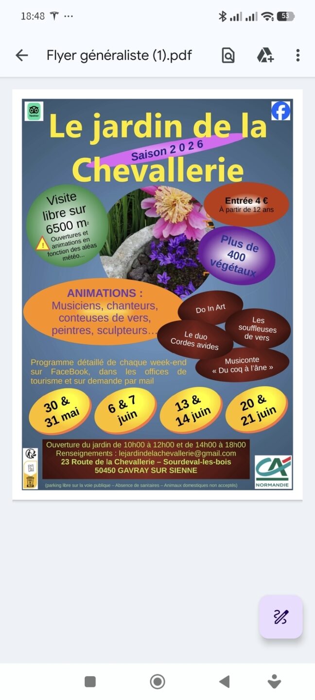 Visite libre du jardin, Jardin de la Chevallerie, Gavray-sur-Sienne