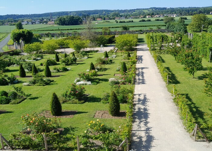 Visite libre du jardin, Jardins du Manoir de la Possonnière, Vallée-de-Ronsard