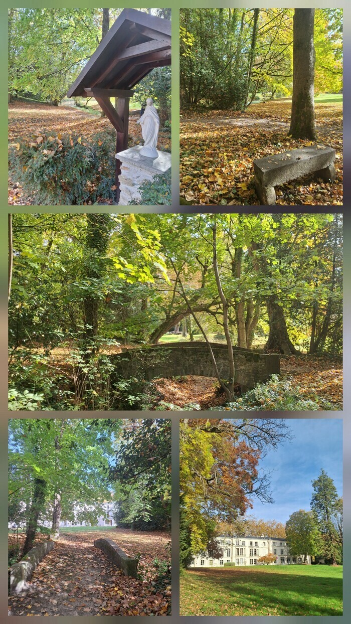 Visite libre du parc privé, Centre spirituel du Cénacle, Versailles