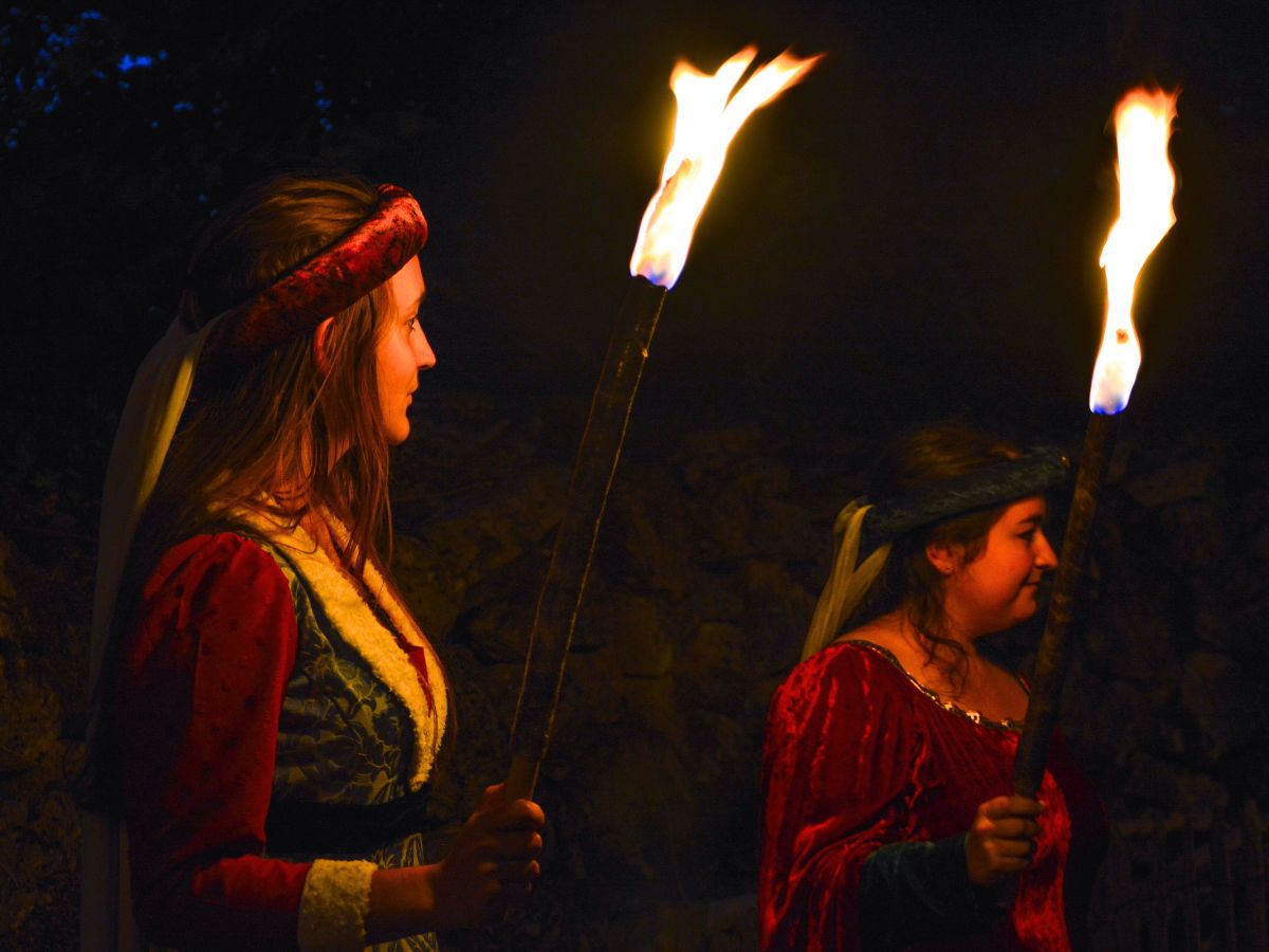Visite nocturne animée au Château de Lastours Château de Lastours Rilhac-Lastours