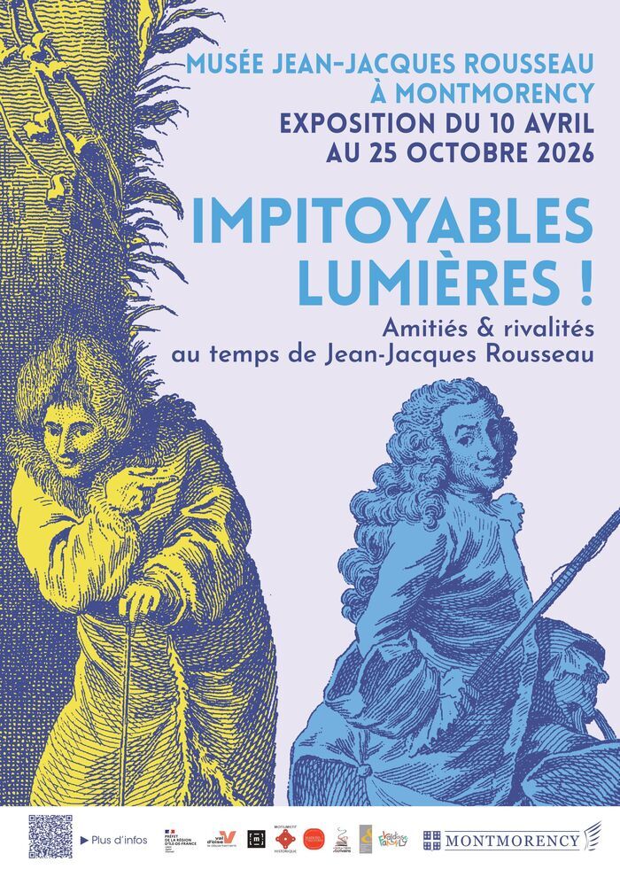 Visites libres de l’exposition temporaire « Impitoyables Lumières. Amitiés & rivalités au temps de Jean-Jacques Rousseau », Musée Jean-Jacques Rousseau, Montmorency