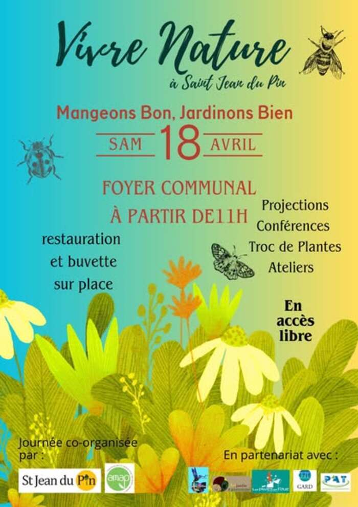 Vivre Nature à St Jean du Pin, Foyer Communal Saint Jean du pin, Saint-Jean-du-Pin