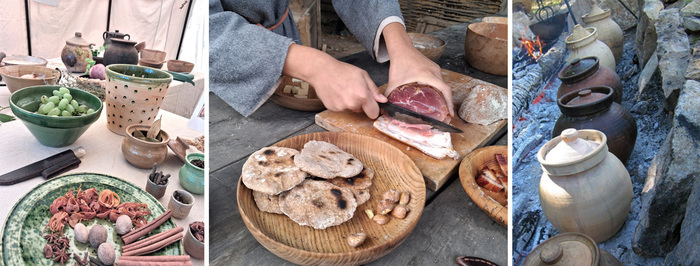 Voyage culinaire de la Préhistoire au Moyen Âge Ateliers du Tienne des boeufs Mozet