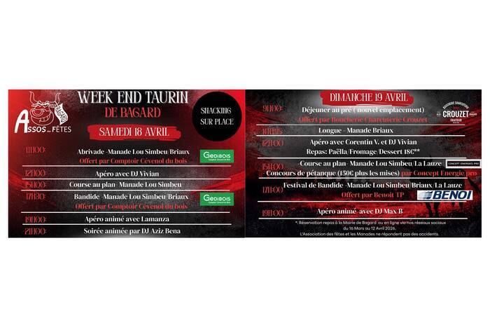 Week-end taurin, Bagard, Bagard