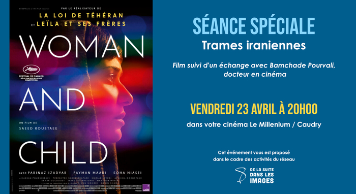 Woman and child, Cinéma Le Millenium, Caudry