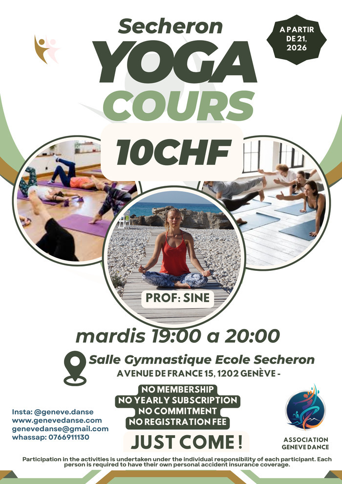 YOGA – 10CHF – Sécheron, Autre lieu, Genève