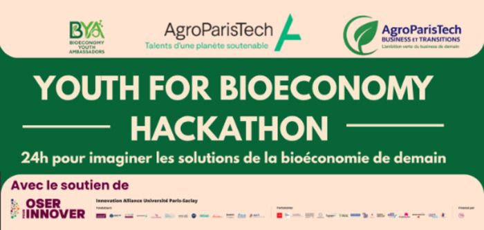 Youth for Bioeconomy 2026   Hackathon 24h, AgroParisTech, 22 place de l’Agronomie, 91120 Palaiseau, Palaiseau