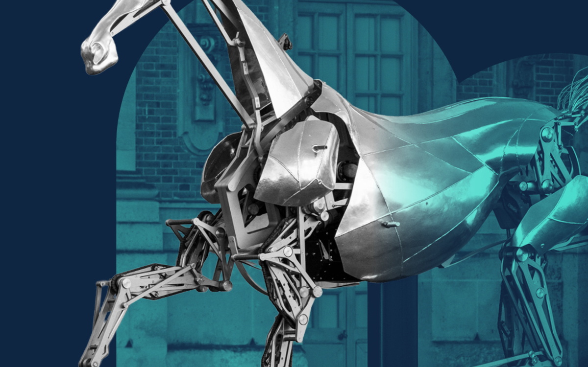 Zeus, le cheval métallique au MuAM – L&rsquo;installation Musée des arts et métiers Paris