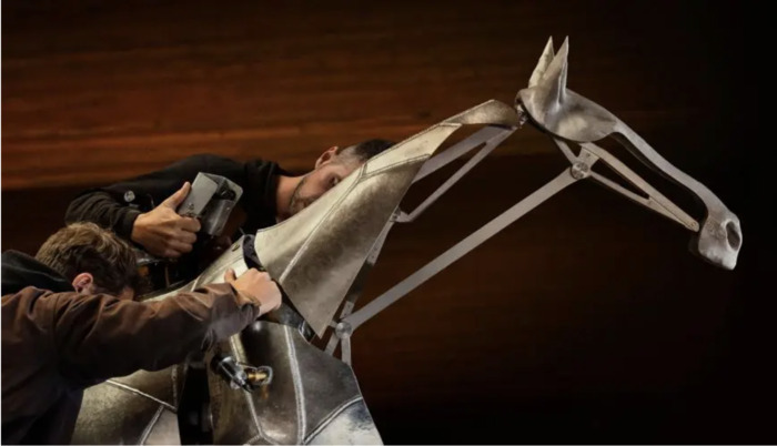 Zeus, le cheval métallique au MuAM Musée des arts et métiers Paris