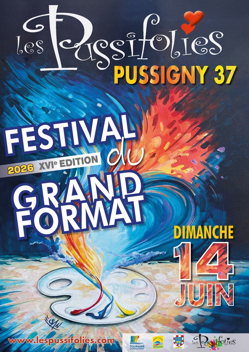 16ème édition du Festival du Grand Format Les Pussifolies  Pussigny 2026-06-14