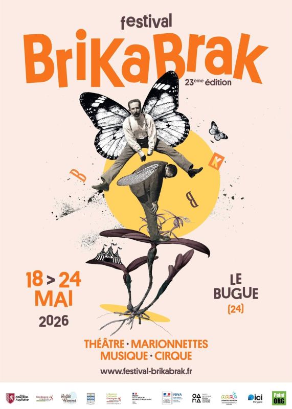 23ème Festival BrikaBrak Duo musical et acrobatique Toyo Allée Paul-Jean Souriau Le Bugue 2026-05-24
