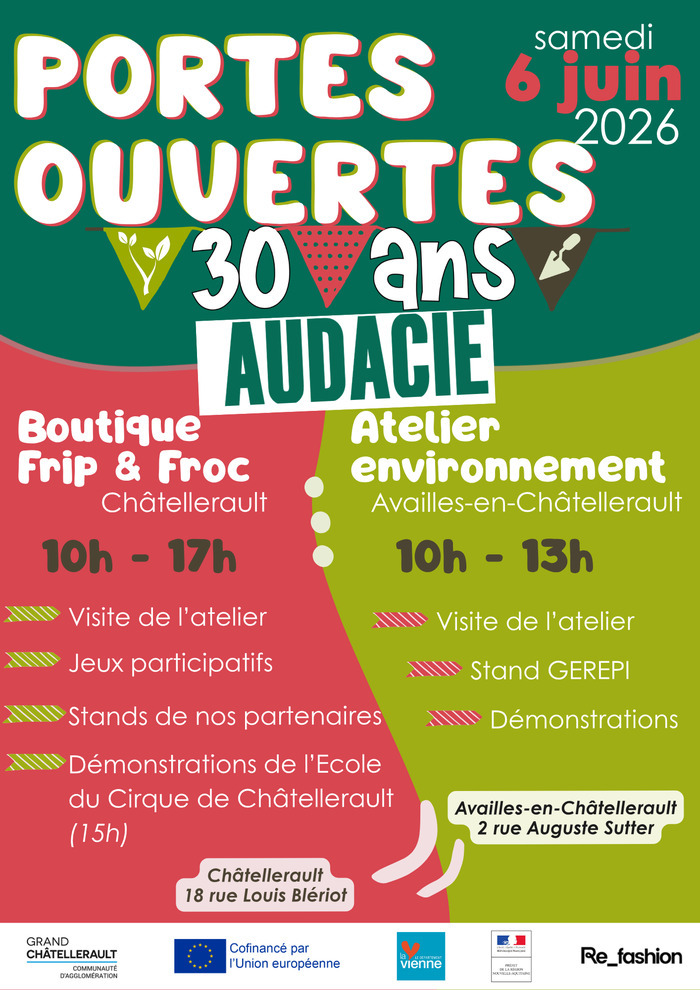30 ANS AUDACIE Audacie Frip & Froc Châtellerault 2026-06-06
