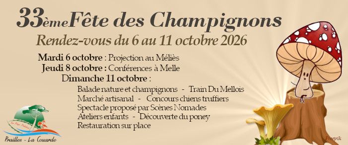 33e Fête des Champignons Maison Pelboise Prailles-La Couarde 2026-10-11