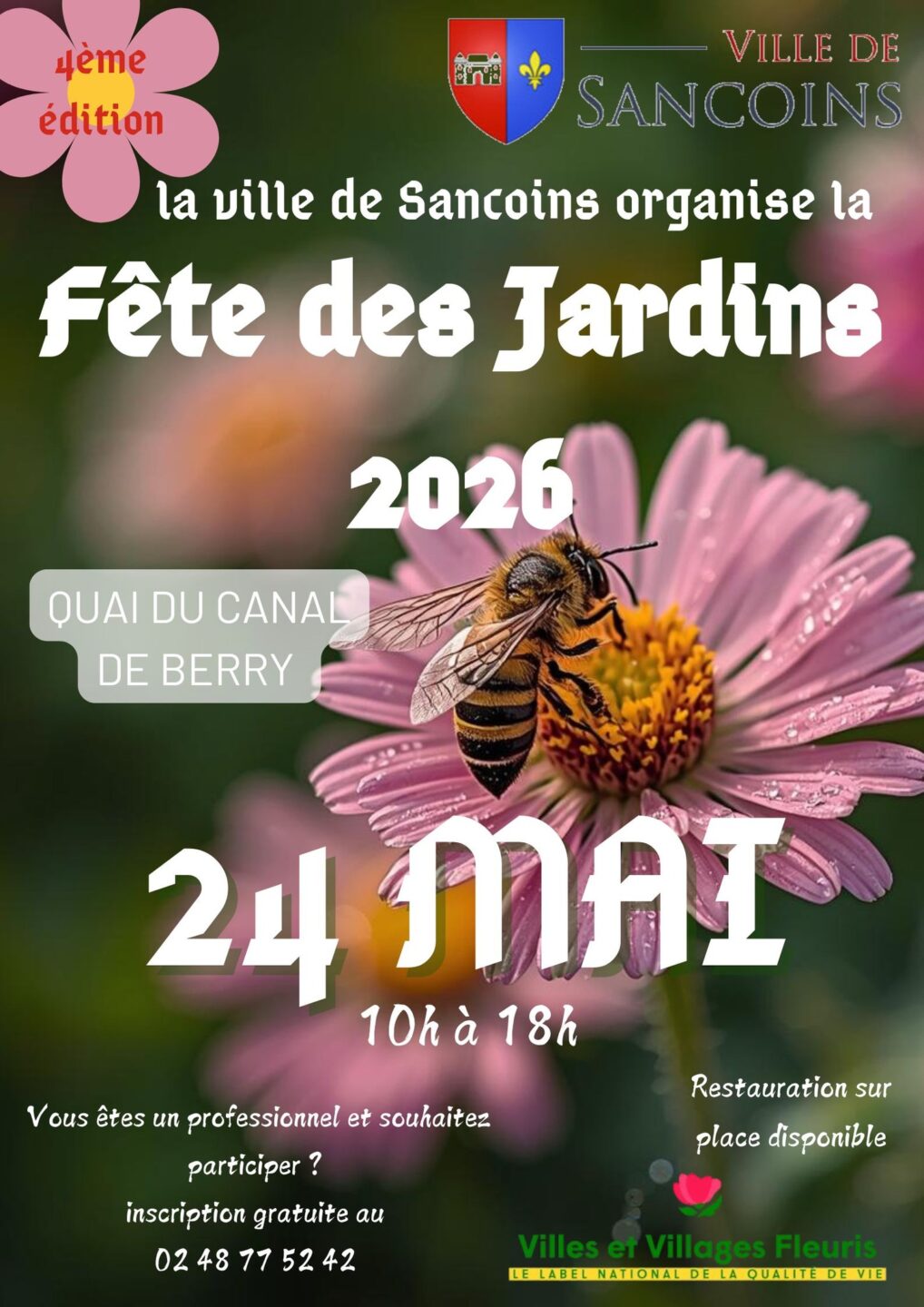 4ème Fête des Jardins  Sancoins