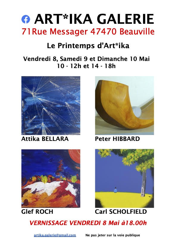 5ème saison d’expositions d’art à Art*Ika Galerie Beauville