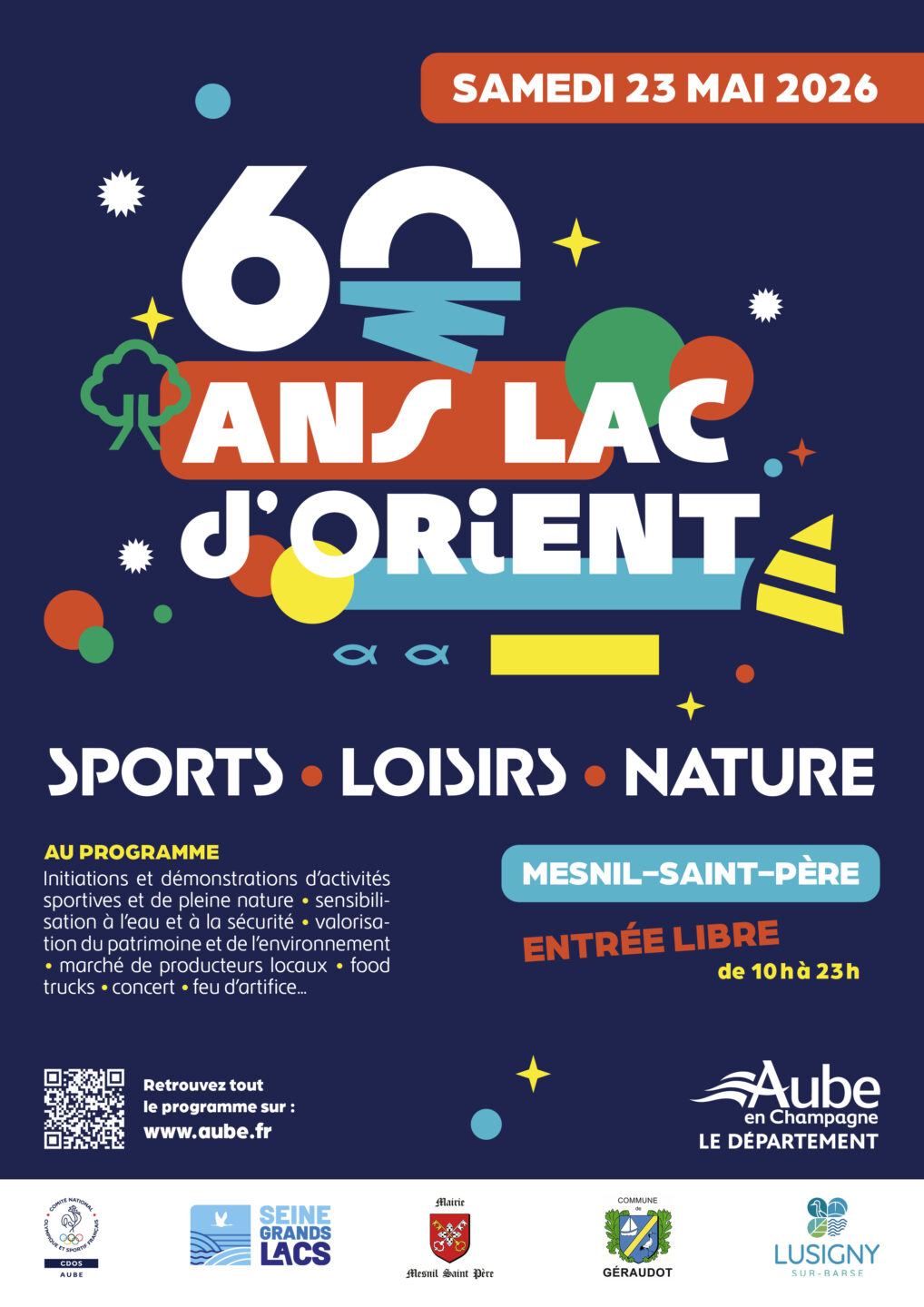60 ans du lac d’Orient Mesnil-Saint-Père