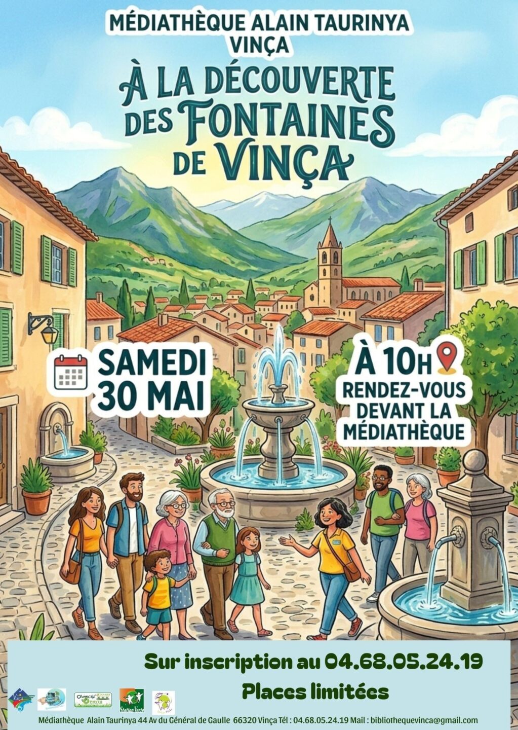 À LA DÉCOUVERTE DES FONTAINES DE VINÇA  Vinça