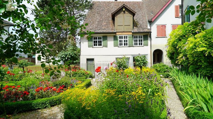 Abondance de fleurs sur le papier Adolf-Dietrich-Garten  am Adolf-Dietrich-Haus Berlingen