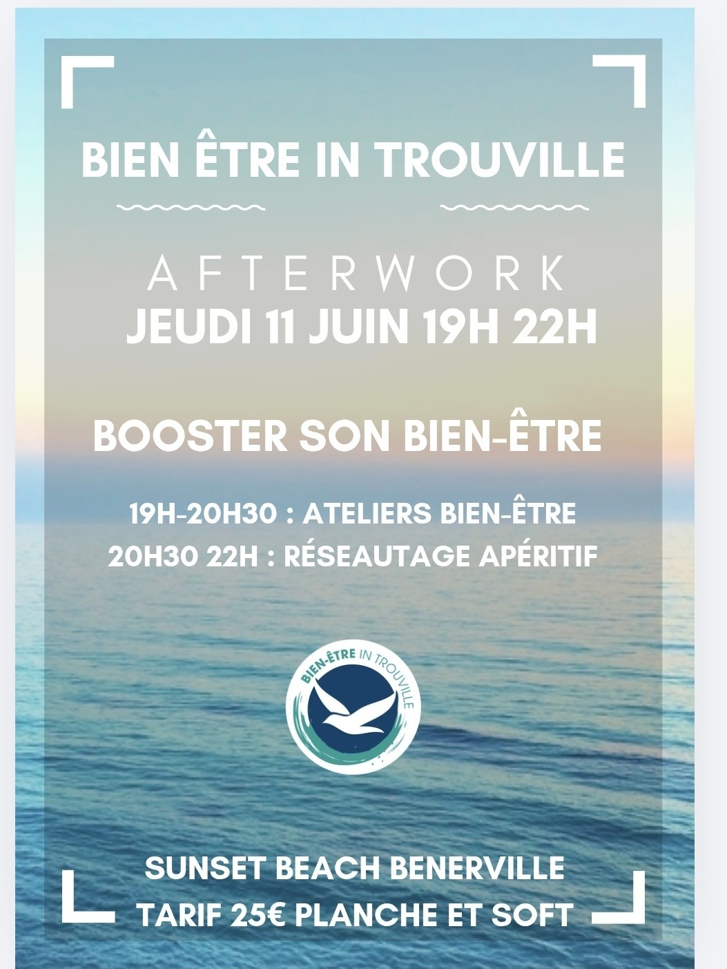 AFTERWORK Booster son bien-être mental Le Sunset Beach Trouville-sur-Mer