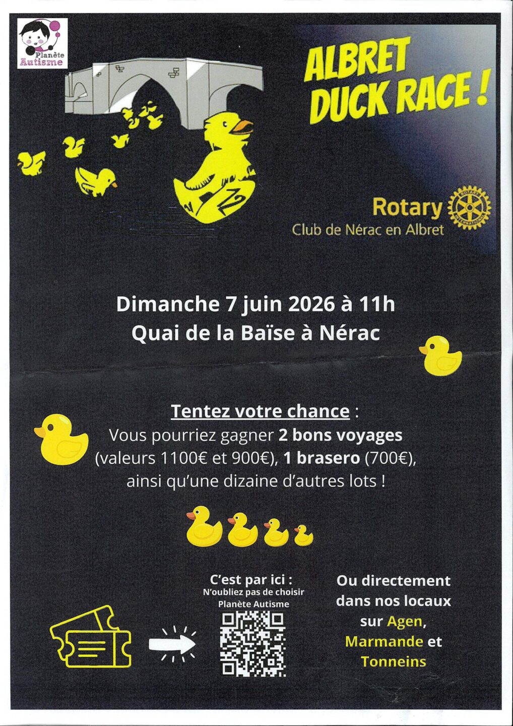 Albret Duck Race Quai de la Baïse Nérac 2026-06-07