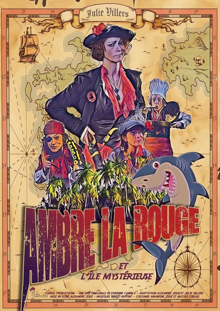 Ambre la Rouge et l’île mystérieuse Théâtre de Poche Graslin