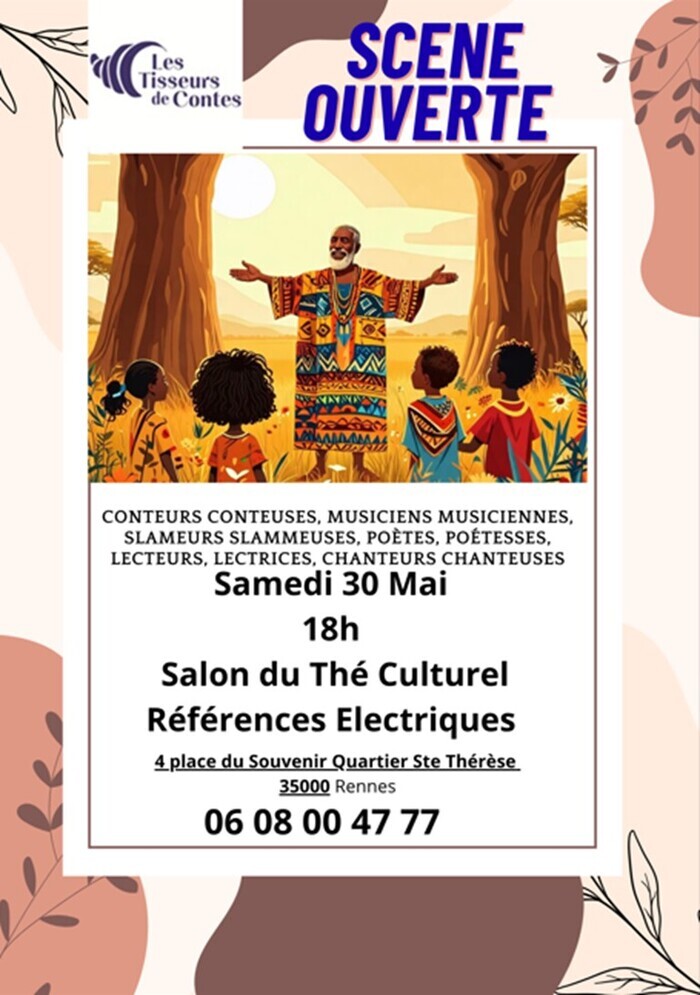 Apéro conte : des histoires à partager – Les Tisseurs de contes, Salon de thé culturel « Les Références électriques » Rennes, Rennes