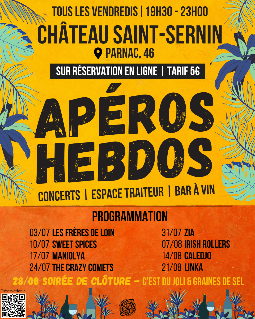 Apéro-hebdo au Château Saint-Sernin Parnac