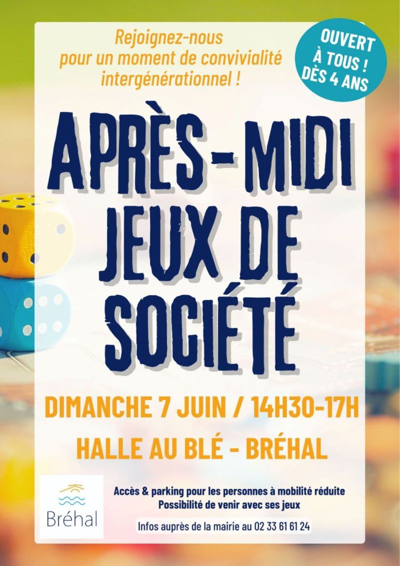 Après-midi jeux Rue du Général de Gaulle Bréhal